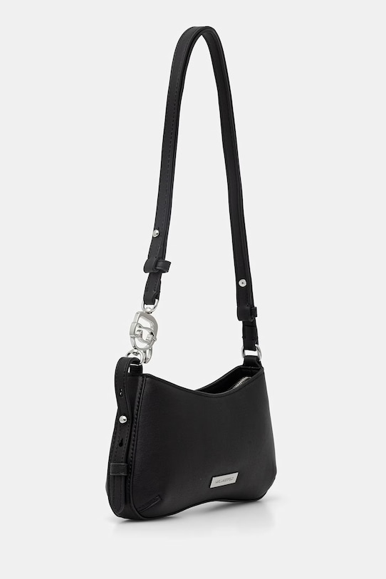 Karl Lagerfeld torebka damska z imitacji skóry IKON B2W30269 czarny SS26