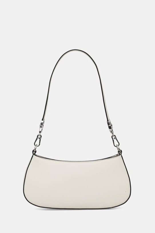 Karl Lagerfeld torebka bagietka damska z imitacji skóry IKON beżowy B2W30180