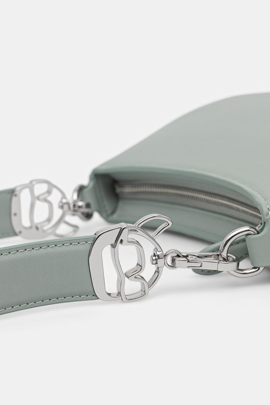 Karl Lagerfeld torebka bagietka damska z imitacji skóry IKON turkusowy B2W30180