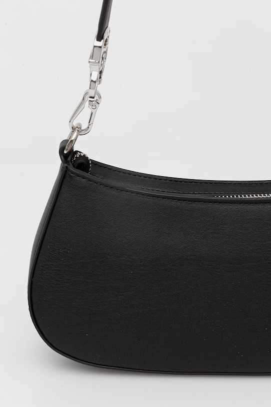 Akcesoria Karl Lagerfeld torebka bagietka damska z imitacji skóry IKON B2W30180 czarny