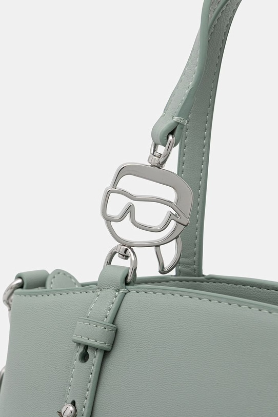 Karl Lagerfeld Tote taška ženská z imitace kůže IKON tyrkysová B2W30058