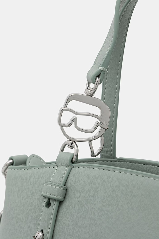 Karl Lagerfeld Tote taška ženská z imitace kůže IKON tyrkysová B2W30058