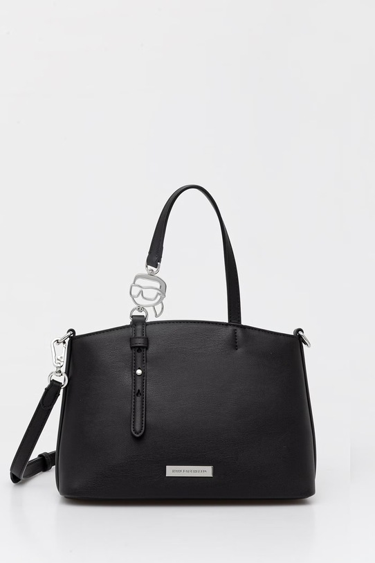 Karl Lagerfeld tote taška dámská z imitace kůže IKON černá B2W30058