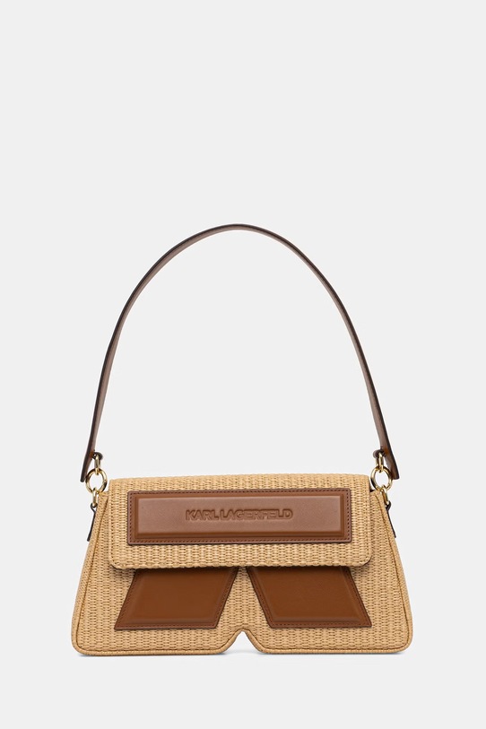 Karl Lagerfeld torebka bagietka damska skórzana IKON/K beżowy B2W30023