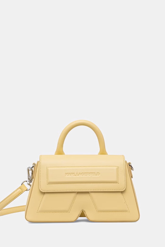 Karl Lagerfeld torebka damska skórzana IKON/K żółty B2W30261