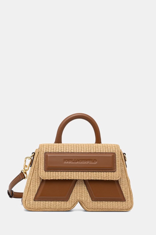 Karl Lagerfeld kabelka přes rameno dámská IKON/K béžová B2W30024