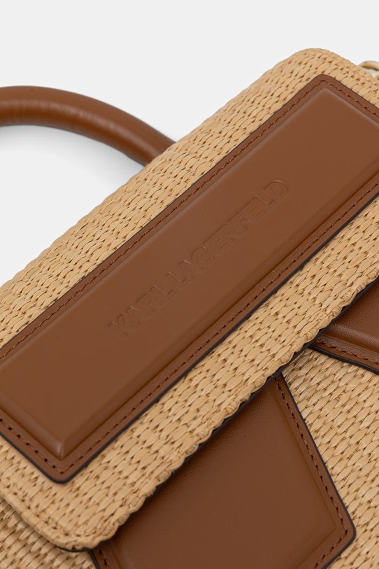 Karl Lagerfeld kabelka přes rameno dámská IKON/K béžová B2W30024