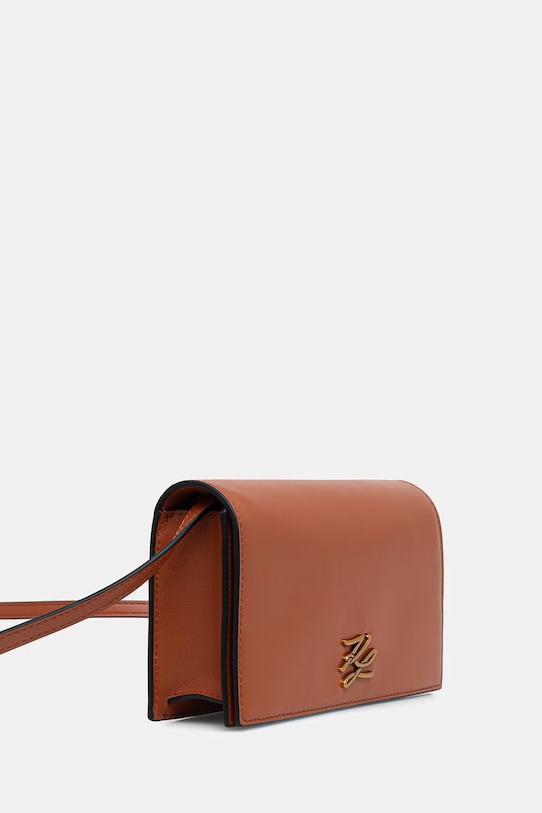 Karl Lagerfeld torebka crossbody damska K/AUTOGRAPH B2W30268 brązowy SS26
