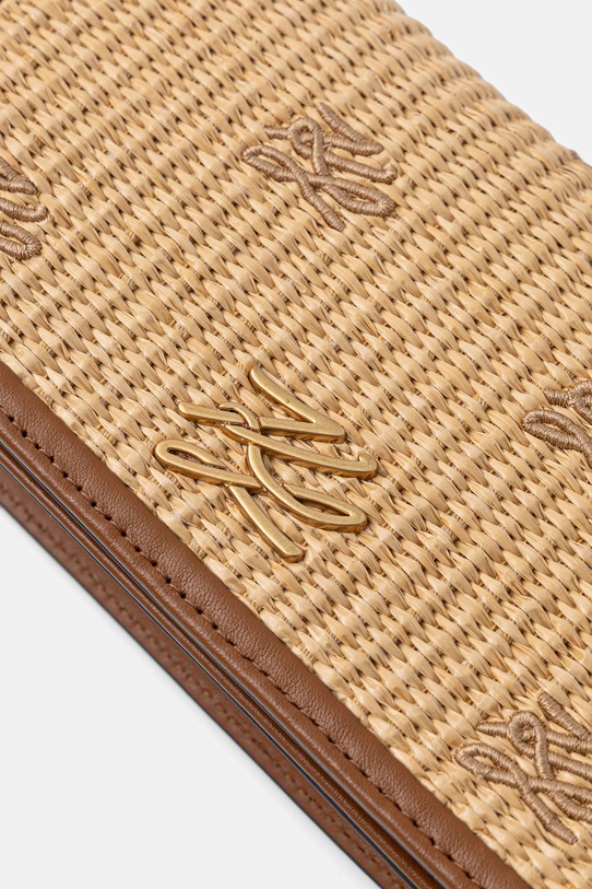 Karl Lagerfeld crossbody kabelka dámská kožená K/AUTOGRAPH béžová B2W30270