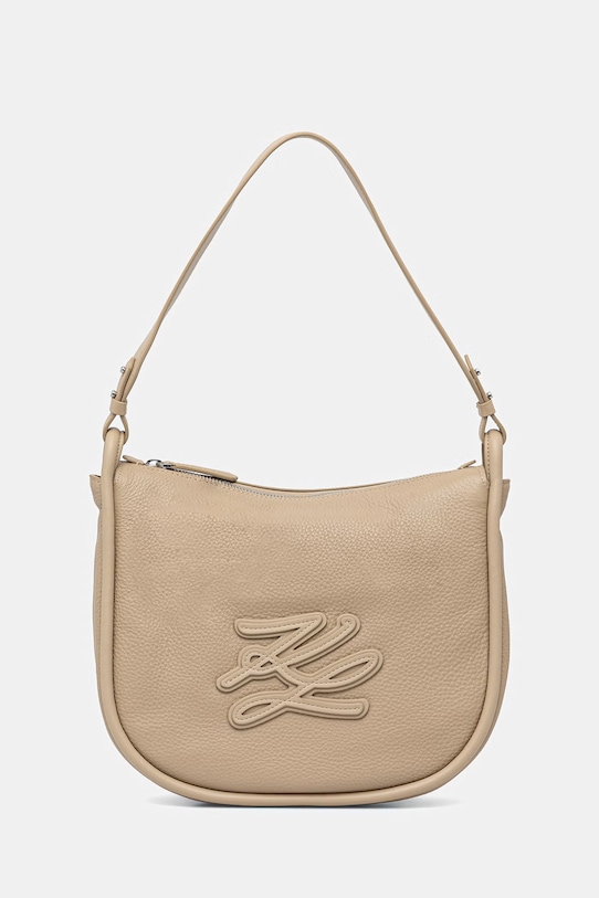 Karl Lagerfeld taška ženská K/AUTOGRAPH béžová B2W30052