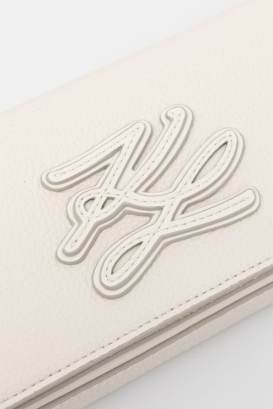 Karl Lagerfeld torebka damska skórzana K/AUTOGRAPH beżowy B2W30272