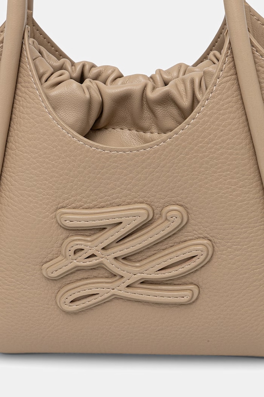 Karl Lagerfeld torebka crossbody damska K/AUTOGRAPH beżowy B2W30053