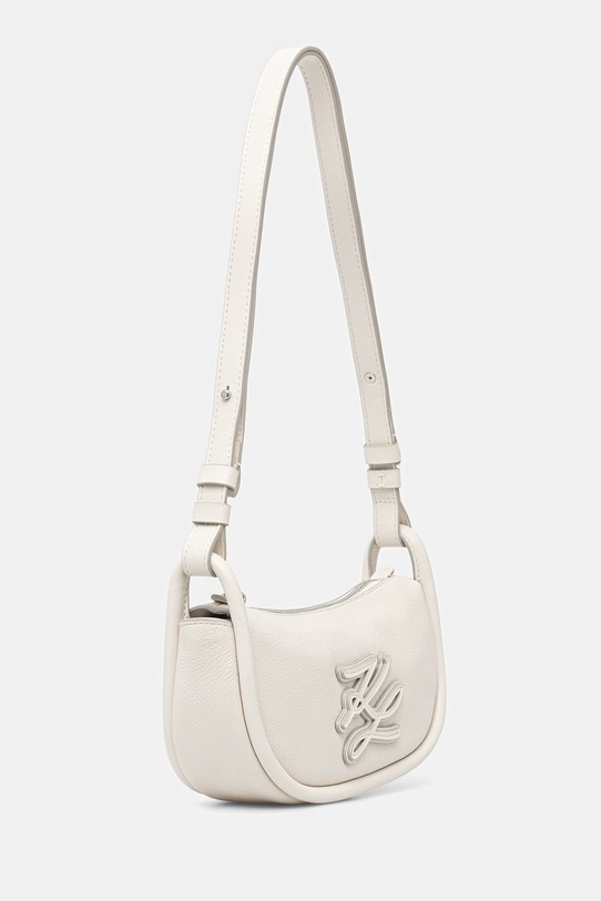 Karl Lagerfeld torebka damska skórzana K/AUTOGRAPH B2W30235 beżowy SS26
