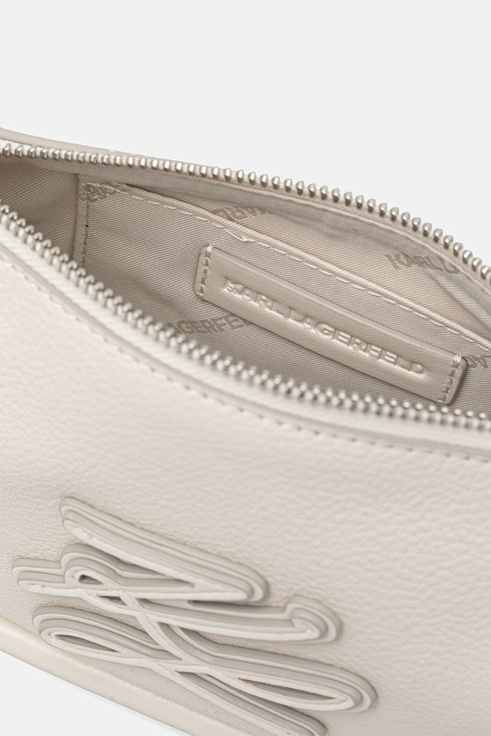 Karl Lagerfeld torebka damska skórzana K/AUTOGRAPH B2W30235 beżowy