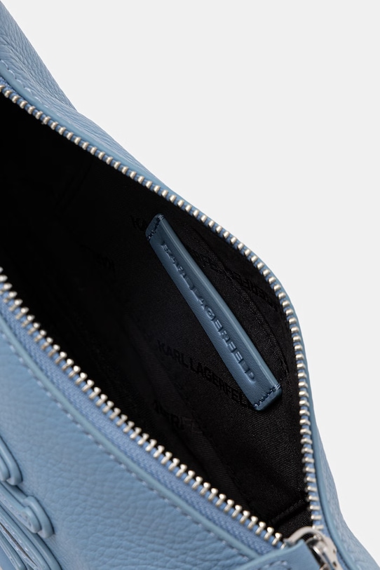 Karl Lagerfeld μικρή τσάντα γυναικεία δερμάτινη K/AUTOGRAPH B2W30235 μπλε