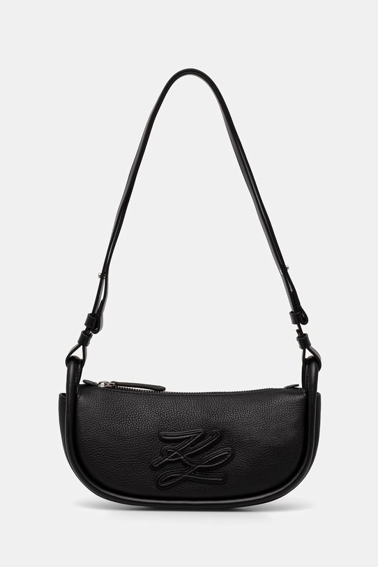 Karl Lagerfeld torebka damska skórzana K/AUTOGRAPH czarny B2W30235