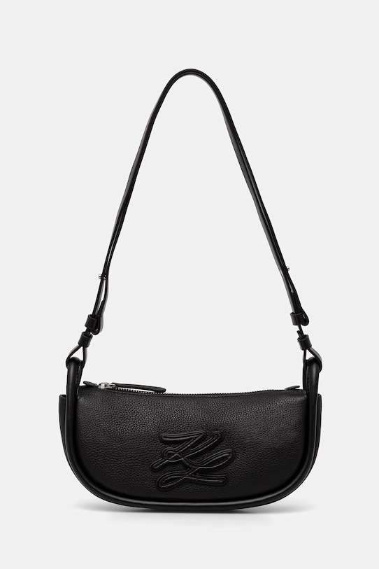 Karl Lagerfeld torebka damska skórzana K/AUTOGRAPH czarny B2W30235