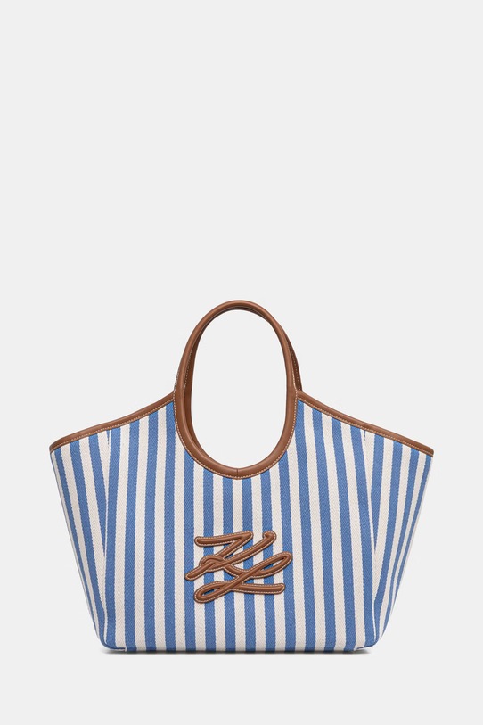 Karl Lagerfeld torebka tote damska K/AUTOGRAPH niebieski B2W46074