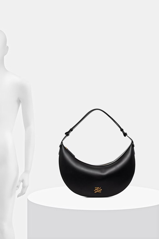 Karl Lagerfeld torebka rogal damska skórzana K/AUTOGRAPH B2W30236