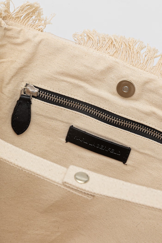 Karl Lagerfeld torebka tote damska bawełniana K/RSG B2W50021 beżowy