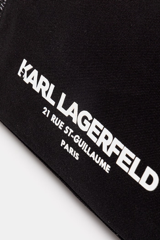 Karl Lagerfeld torebka tote damska bawełniana K/RSG czarny B2W50021