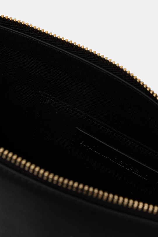 Karl Lagerfeld torebka rogal damska skórzana K/SIGNATURE B2W30004 czarny