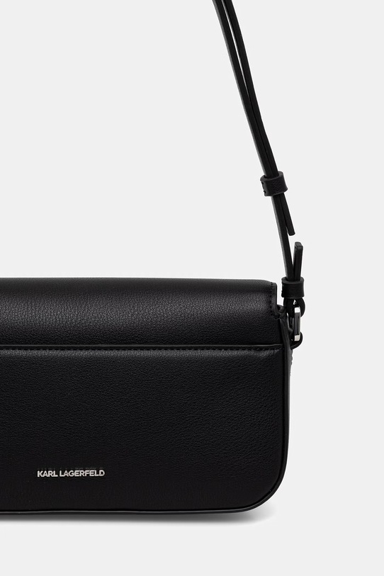 Αξεσουάρ Karl Lagerfeld baguette γυναικεία από απομίμηση δέρματος K/VILLE B2W30222 μαύρο