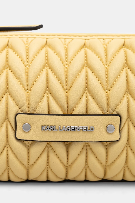 Karl Lagerfeld torebka damska z imitacji skóry K/WEAVE B2W30279 żółty