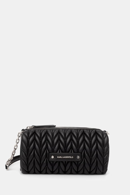 Karl Lagerfeld torebka damska z imitacji skóry K/WEAVE czarny B2W30279