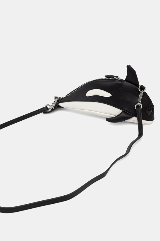 Doplňky Karl Lagerfeld taška dámská z imitace kůže IKON B2W30178 černá