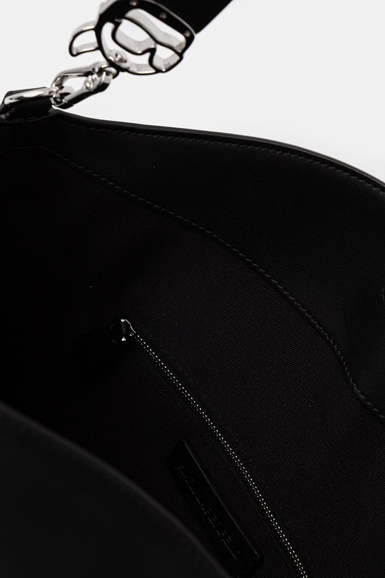 Karl Lagerfeld Torebka damska z imitacji skóry IKON B2W30179 czarny