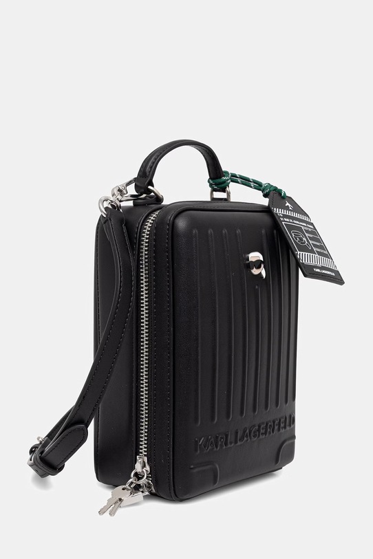 Karl Lagerfeld torebka crossbody damska IKON B1W30034 czarny SS26