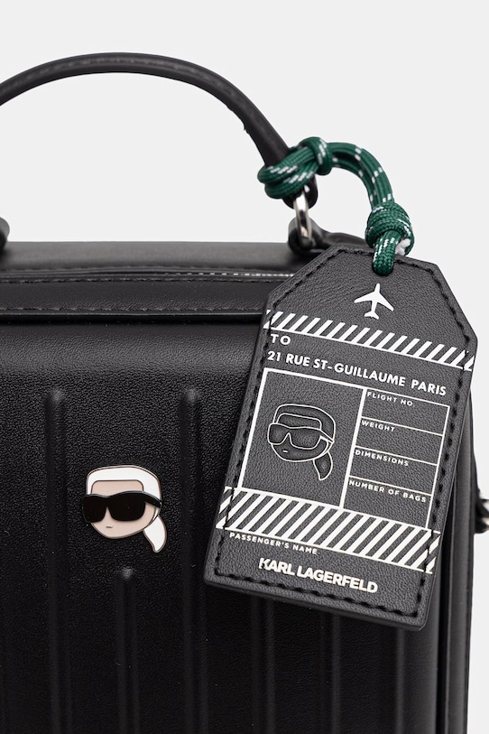 Karl Lagerfeld torebka crossbody damska IKON B1W30034 czarny