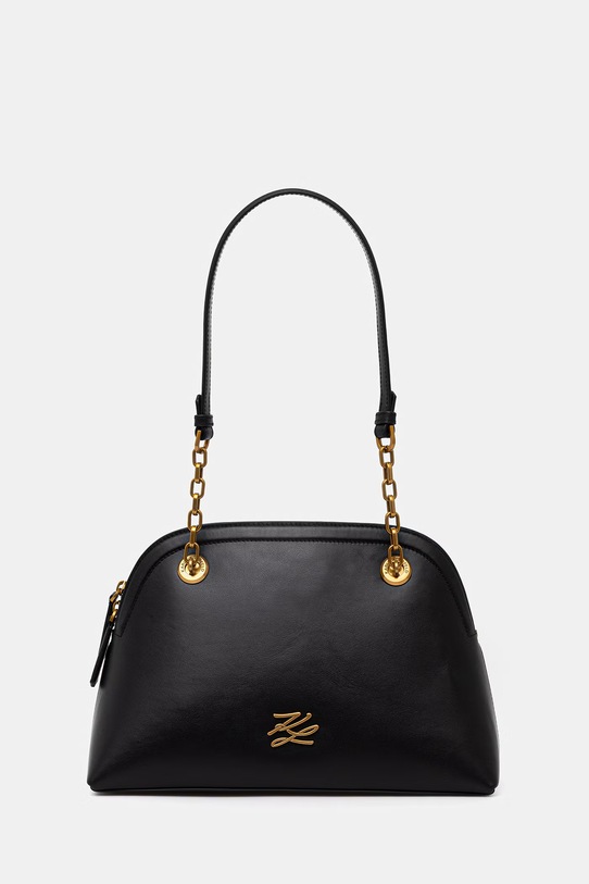 Karl Lagerfeld taška ženská kožená K/AUTOGRAPH černá B2W30038