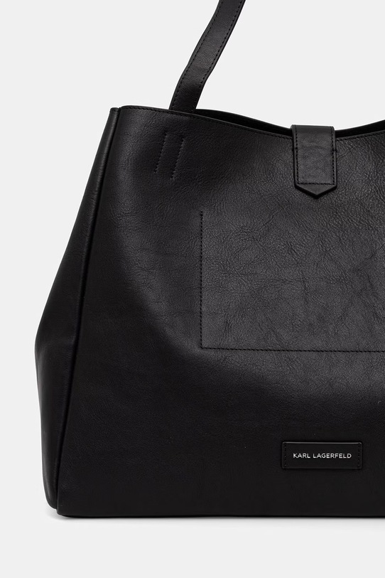 Akcesoria Karl Lagerfeld torebka shopper damska skórzana K/AUTOGRAPH B2W30258 czarny