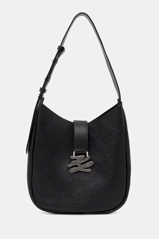 Karl Lagerfeld taška dámská kožená K/AUTOGRAPH černá B2W30259