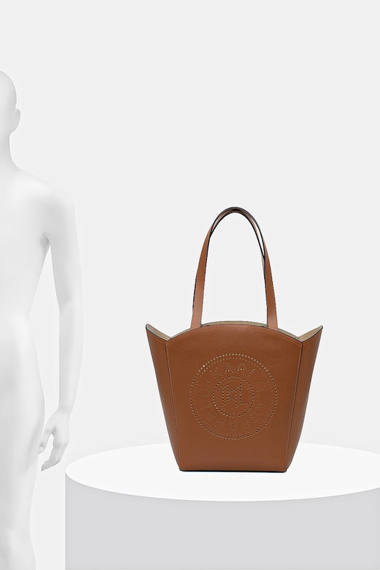 Karl Lagerfeld Torebka shopper damska skórzana K/CIRCLE B2W30013