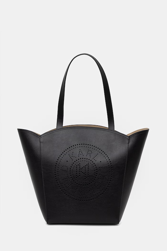 Karl Lagerfeld geantă shopper pentru femei, din piele K/CIRCLE negru B2W30013