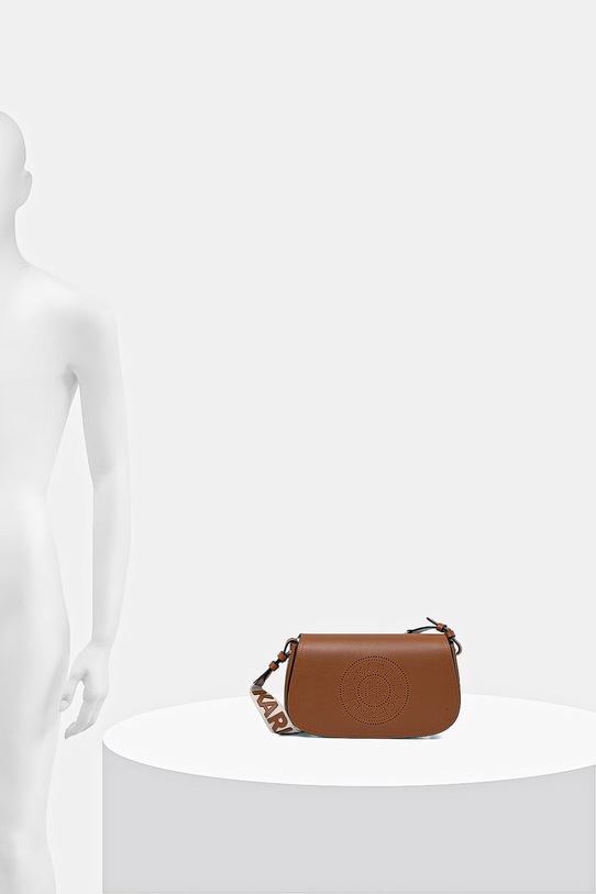 Karl Lagerfeld μικρή παιδική δερμάτινη τσάντα K/CIRCLE B2W30015