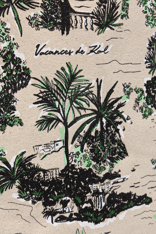 Karl Lagerfeld torebka shopper damska bawełniana K/ESSENTIAL beżowy B2W50019