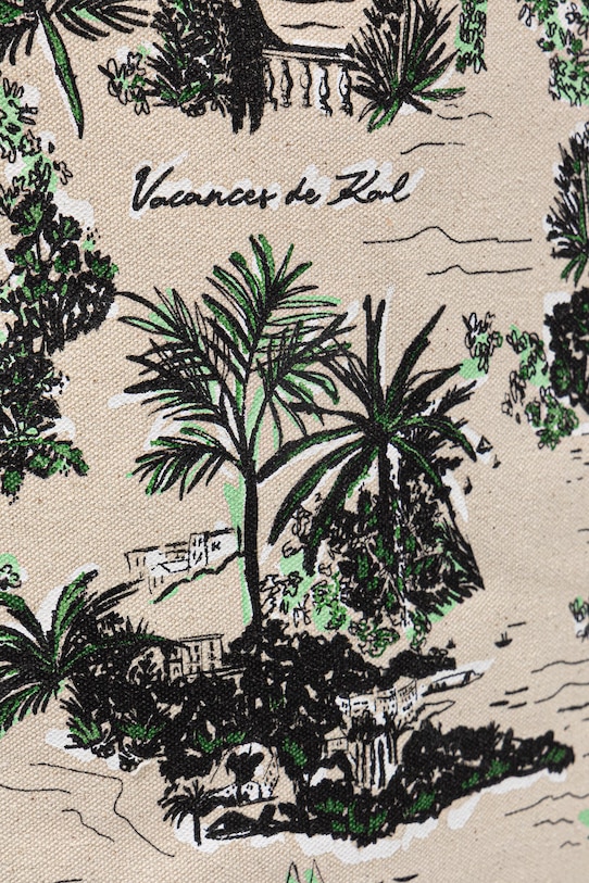 Karl Lagerfeld torebka shopper damska bawełniana K/ESSENTIAL beżowy B2W50019