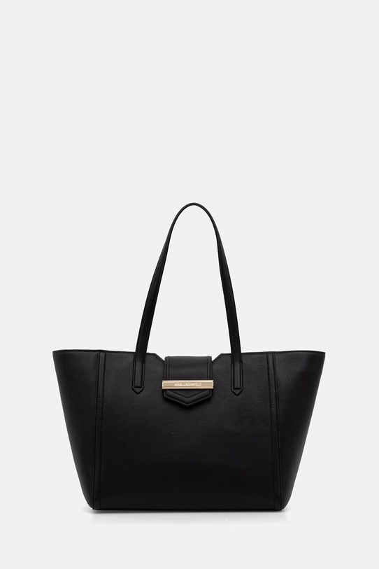 Karl Lagerfeld torebka shopper damska z imitacji skóry K/NOVA czarny B2W30097