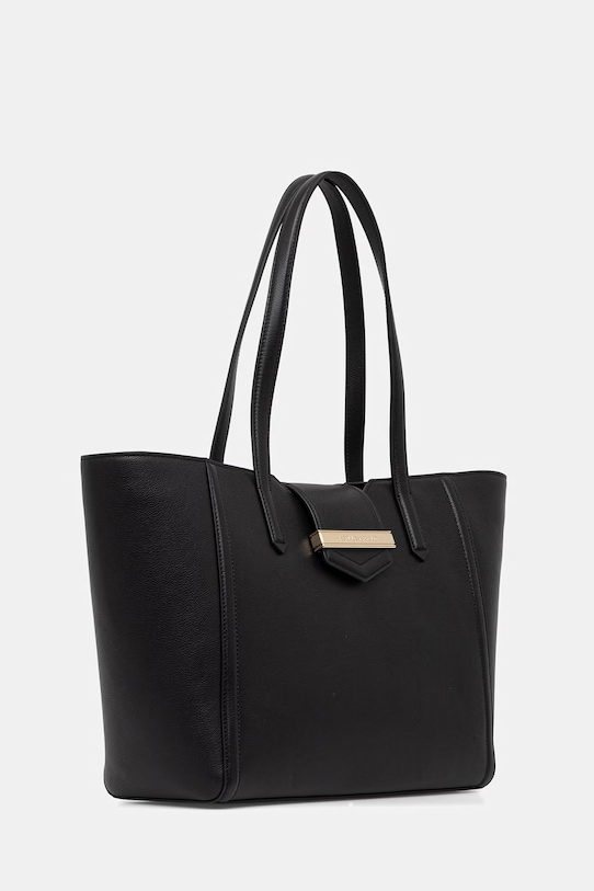 Karl Lagerfeld torebka shopper damska z imitacji skóry K/NOVA B2W30097 czarny SS26