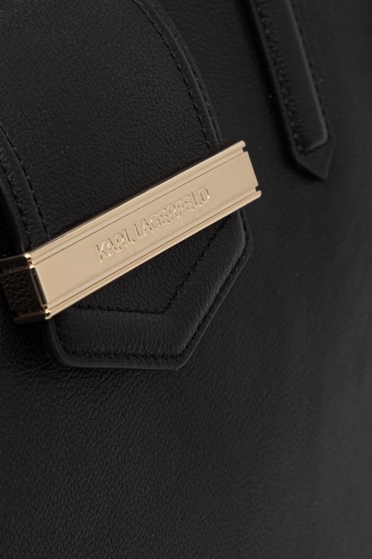 Karl Lagerfeld torebka shopper damska z imitacji skóry K/NOVA czarny B2W30097