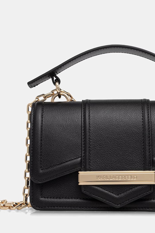 Karl Lagerfeld torebka crossbody damska skórzana K/NOVA czarny B2W30231