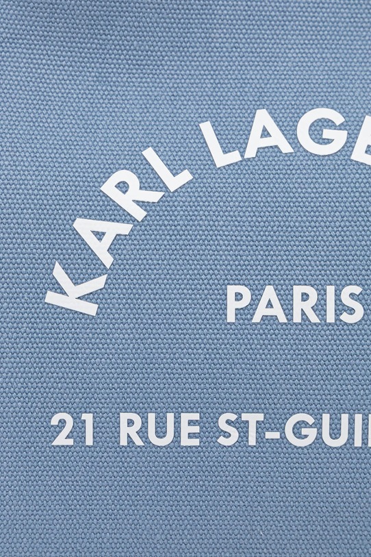 Karl Lagerfeld crossbody kabelka dámská bavlněná K/RSG CONV. modrá B2W50003