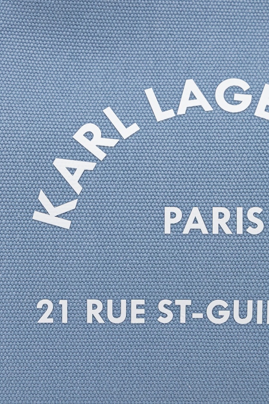 Karl Lagerfeld crossbody kabelka dámská bavlněná K/RSG CONV. modrá B2W50003