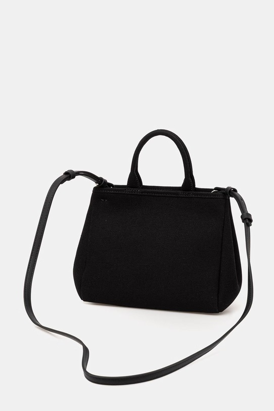 Doplňky Karl Lagerfeld crossbody kabelka dámská bavlněná K/RSG CONV. B2W50003 černá