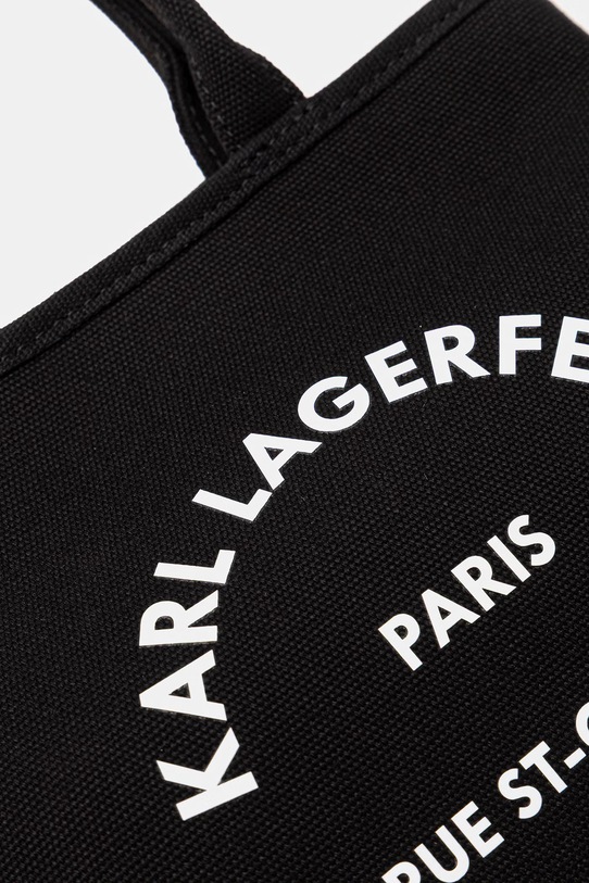 Karl Lagerfeld crossbody kabelka dámská bavlněná K/RSG CONV. B2W50003 černá