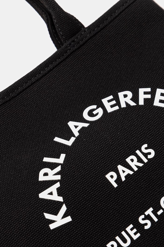 Karl Lagerfeld crossbody kabelka dámská bavlněná K/RSG CONV. B2W50003 černá